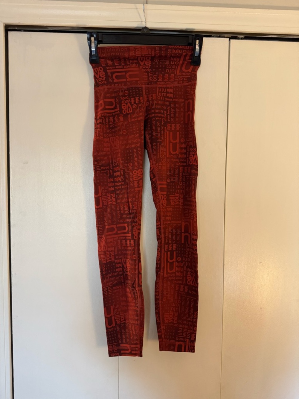 Lululemon Red Graphic Leggings